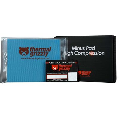 Thermal Grizzly Minus Pad High Compression 120x100x5 mm, Termiske puder Thermal Grizzly Minus Pad High Compression 120x100x5 mm, Termiske puder