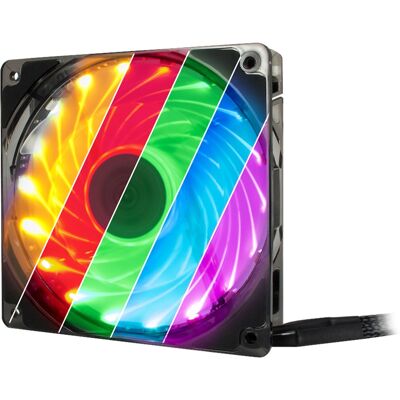 Inter-Tech L-12025 Aura Computerkabinet Ventilator 12 cm Sort, Sag fan Inter-Tech L-12025 Aura Computerkabinet Ventilator 12 cm Sort, Sag fan