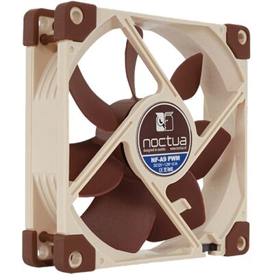 Noctua NF-A9 PWM Computerkølesystem Computerkabinet Ventilator 9,2 cm Beige, Brun, Sag fan Noctua NF-A9 PWM Computerkølesystem Computerkabinet Ventilator 9,2 cm Beige, Brun, Sag fan