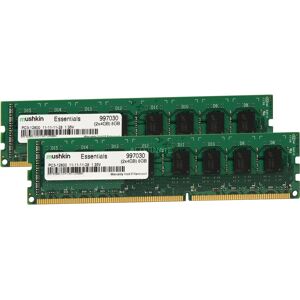 Mushkin DIMM 8GB DDR3 Essentials hukommelsesmodul 2 x 4 GB 1600 Mhz