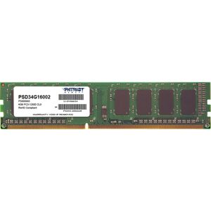 Patriot 4GB PC3-12800 hukommelsesmodul 1 x 4 GB DDR3 1600 Mhz