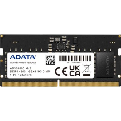 ADATA Premier hukommelsesmodul 16 GB 1 x 16 GB DDR5 262-pin SO-DIMM Fejlkorrigerende kode ADATA Premier hukommelsesmodul 16 GB 1 x 16 GB DDR5 262-pin SO-DIMM Fejlkorrigerende kode