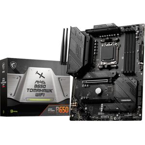MSI MAG B650 Tomahawk WIFI AMD B650 Sokkel AM5 ATX, Bundkort MSI MAG B650 Tomahawk WIFI AMD B650 Sokkel AM5 ATX, Bundkort