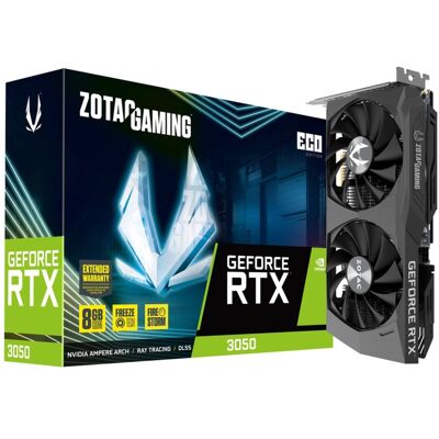 Zotac GeForce RTX 3050 ECO, Grafikkort Zotac GeForce RTX 3050 ECO, Grafikkort