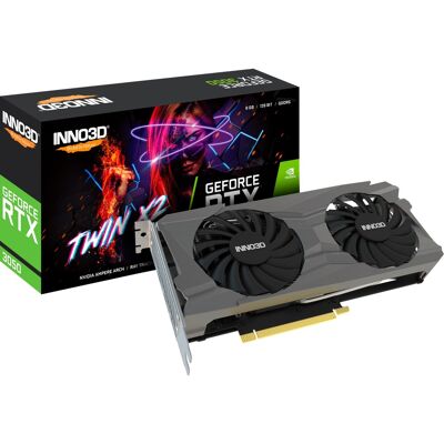 Inno3D GeForce RTX 3050 TWIN X2, Grafikkort Inno3D GeForce RTX 3050 TWIN X2, Grafikkort