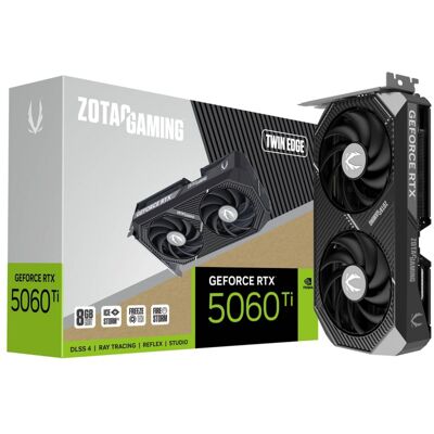 Zotac GeForce RTX 5060 Ti Twin Edge 8GB, Grafikkort Zotac GeForce RTX 5060 Ti Twin Edge 8GB, Grafikkort