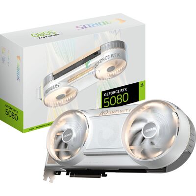 Gigabyte GeForce RTX 5080 AORUS INFINITY WOOD 16G, Grafikkort Gigabyte GeForce RTX 5080 AORUS INFINITY WOOD 16G, Grafikkort