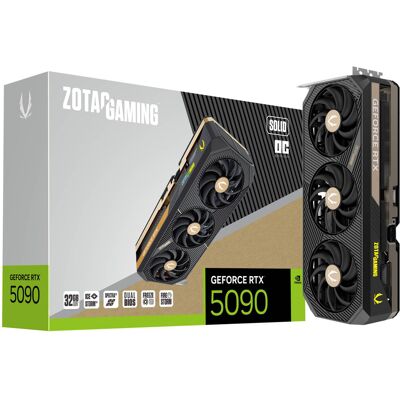 Zotac GeForce RTX 5090 SOLID OC, Grafikkort Zotac GeForce RTX 5090 SOLID OC, Grafikkort