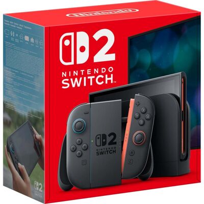 Nintendo Switch 2 bærbar spilkonsol 20,1 cm (7.9") 256 GB Berøringsskærm Wi-Fi Sort, Håndholdt konsol Nintendo Switch 2 bærbar spilkonsol 20,1 cm (7.9") 256 GB Berøringsskærm Wi-Fi Sort, Håndholdt konsol