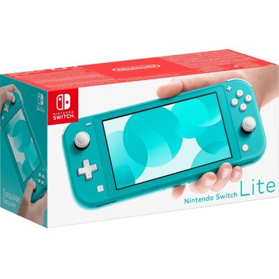 Nintendo Switch Lite bærbar spilkonsol 14 cm (5.5") 32 GB Berøringsskærm Wi-Fi Turkis, Spillekonsol Nintendo Switch Lite bærbar spilkonsol 14 cm (5.5") 32 GB Berøringsskærm Wi-Fi Turkis, Spillekonsol