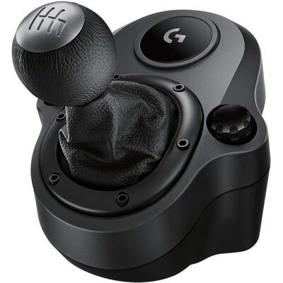 Logitech Driving Force Shifter Sort USB speciel Analog/digital PC, PlayStation 4, Xbox One, Gearstang Logitech Driving Force Shifter Sort USB speciel Analog/digital PC, PlayStation 4, Xbox One, Gearstang