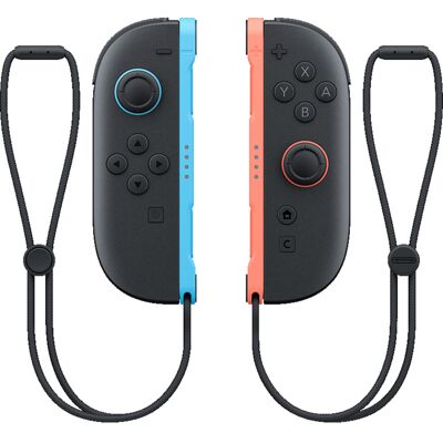 Joy-Con 2 Sort, Blå, Rød Bluetooth Joystick Analog/digital Nintendo Switch 2, Gamepad Joy-Con 2 Sort, Blå, Rød Bluetooth Joystick Analog/digital Nintendo Switch 2, Gamepad