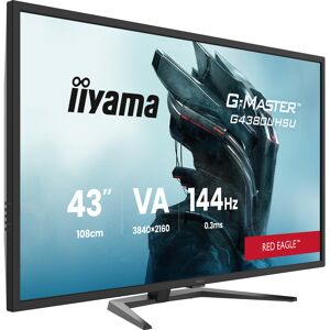 IIYAMA G-MASTER G4380UHSU-B2 computerskærm 108 cm (42.5") 3840 x 2160 pixel 4K Ultra HD LED Sort, Gaming Skærm IIYAMA G-MASTER G4380UHSU-B2 computerskærm 108 cm (42.5") 3840 x 2160 pixel 4K Ultra HD LED Sort, Gaming Skærm