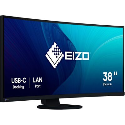 Eizo FlexScan EV3895-BK computerskærm 95,2 cm (37.5") 3840 x 1600 pixel UltraWide Quad HD+ LCD Sort, LED-skærm Eizo FlexScan EV3895-BK computerskærm 95,2 cm (37.5") 3840 x 1600 pixel UltraWide Quad HD+ LCD Sort, LED-skærm