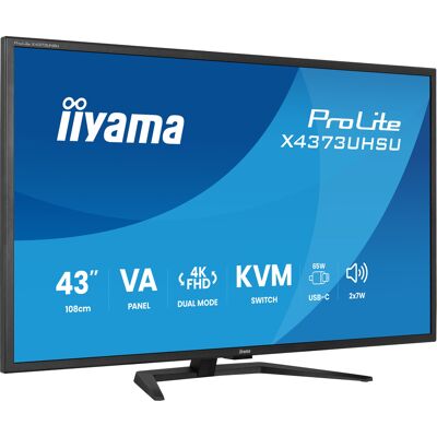 IIYAMA ProLite X4373UHSU-B2, LED-skærm IIYAMA ProLite X4373UHSU-B2, LED-skærm