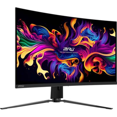 MSI MPG 321CURXDE QD-OLED computerskærm 80 cm (31.5") 3840 x 2160 pixel 4K Ultra HD Sort, Gaming Skærm MSI MPG 321CURXDE QD-OLED computerskærm 80 cm (31.5") 3840 x 2160 pixel 4K Ultra HD Sort, Gaming Skærm