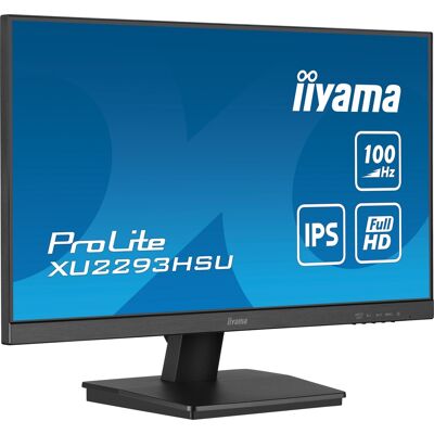 IIYAMA ProLite XU2293HSU-B7 computerskærm 54,6 cm (21.5") 1920 x 1080 pixel Fuld HD LED Sort, LED-skærm IIYAMA ProLite XU2293HSU-B7 computerskærm 54,6 cm (21.5") 1920 x 1080 pixel Fuld HD LED Sort, LED-skærm