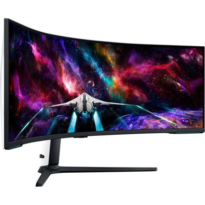 Samsung G95NC computerskærm 144,8 cm (57") 7680 x 2160 pixel Dual UHD QLED Hvid, Gaming Skærm Samsung G95NC computerskærm 144,8 cm (57") 7680 x 2160 pixel Dual UHD QLED Hvid, Gaming Skærm