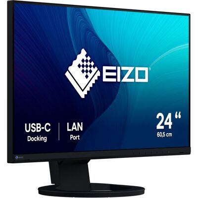 Eizo FlexScan EV2490-BK computerskærm 60,5 cm (23.8") 1920 x 1080 pixel Fuld HD LCD Sort, LED-skærm Eizo FlexScan EV2490-BK computerskærm 60,5 cm (23.8") 1920 x 1080 pixel Fuld HD LCD Sort, LED-skærm