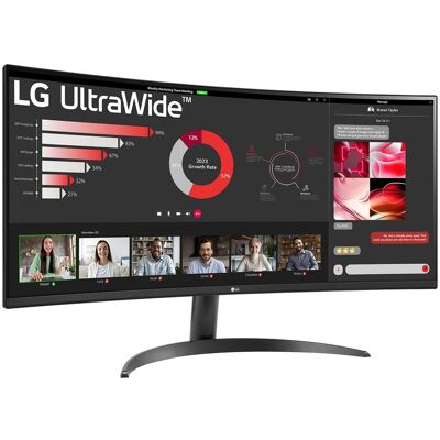 LG 34WR50QK-B computerskærm 86,4 cm (34") 3440 x 1440 pixel Wide Quad HD Sort, LED-skærm LG 34WR50QK-B computerskærm 86,4 cm (34") 3440 x 1440 pixel Wide Quad HD Sort, LED-skærm