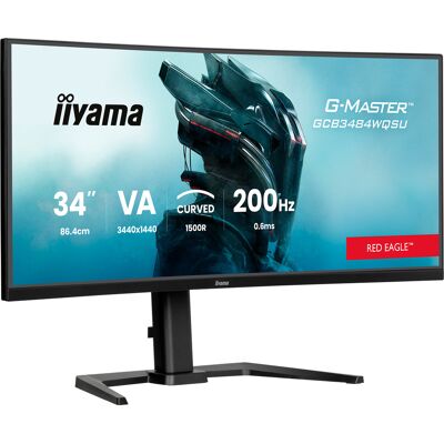 IIYAMA G-Master GCB3484WQSU-B2, Gaming Skærm IIYAMA G-Master GCB3484WQSU-B2, Gaming Skærm
