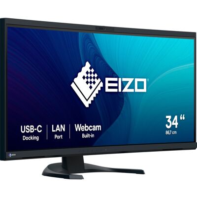 Eizo FlexScan EV3450XC-BK computerskærm 86,6 cm (34.1") 3440 x 1440 pixel UltraWide Quad HD LCD Sort, LED-skærm Eizo FlexScan EV3450XC-BK computerskærm 86,6 cm (34.1") 3440 x 1440 pixel UltraWide Quad HD LCD Sort, LED-skærm