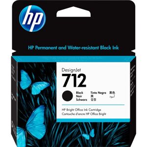 HP 712 DesignJet-blækpatron, sort, 80 ml