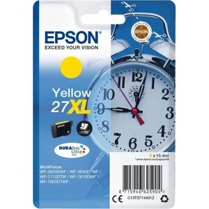 Epson Alarm clock C13T27144012 blækpatron 1 stk Original Højt (XL) udbytte Gul