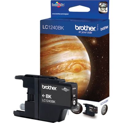 Brother LC1240BK blækpatron 1 stk Original Sort Brother LC1240BK blækpatron 1 stk Original Sort
