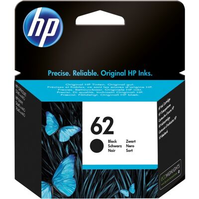 HP Original 62-blækpatron, sort HP Original 62-blækpatron, sort