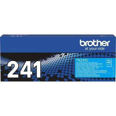 Brother TN-241C tonerpatron 1 stk Original Blå Brother TN-241C tonerpatron 1 stk Original Blå