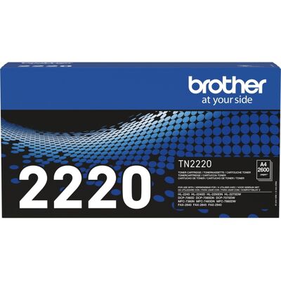 Brother TN-2220 tonerpatron 1 stk Original Sort Brother TN-2220 tonerpatron 1 stk Original Sort