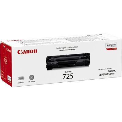 Canon 725 tonerpatron 1 stk Original Sort Canon 725 tonerpatron 1 stk Original Sort