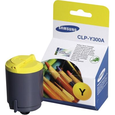 Samsung CLP-Y300A tonerpatron 1 stk Original Gul Samsung CLP-Y300A tonerpatron 1 stk Original Gul