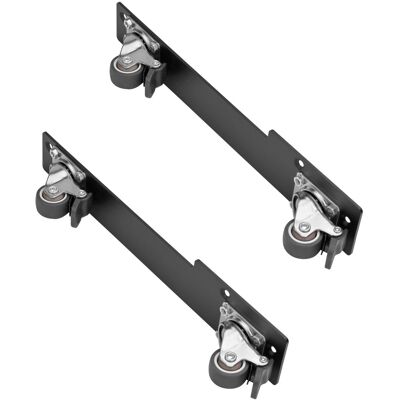 Silverstone Sæt med 2 forbundne 360° drejehjul SST-RAC-SRW-002, Rack kabinet Silverstone Sæt med 2 forbundne 360° drejehjul SST-RAC-SRW-002, Rack kabinet