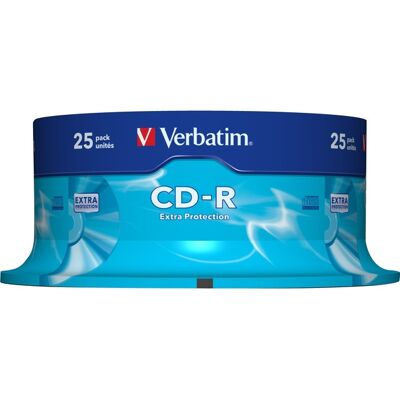 Verbatim CD-R Extra Protection 700 MB 52x 25 stk, Cd''er Verbatim CD-R Extra Protection 700 MB 52x 25 stk, Cd''er