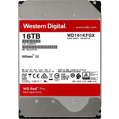 WD Red Pro 3.5" 16000 GB SATA, Harddisk WD Red Pro 3.5" 16000 GB SATA, Harddisk
