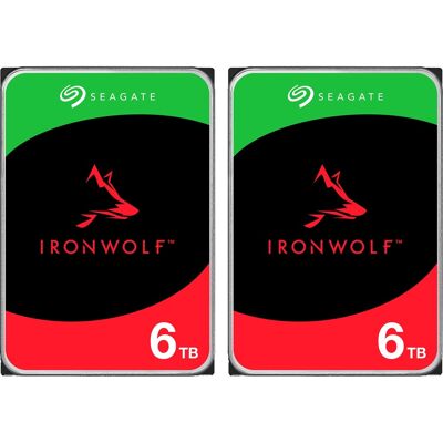 Seagate IronWolf NAS 2 x 6 TB SilentWolf Bundle, Harddisk Seagate IronWolf NAS 2 x 6 TB SilentWolf Bundle, Harddisk