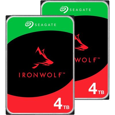 Seagate IronWolf NAS 2 x 4 TB Bundle, Harddisk Seagate IronWolf NAS 2 x 4 TB Bundle, Harddisk