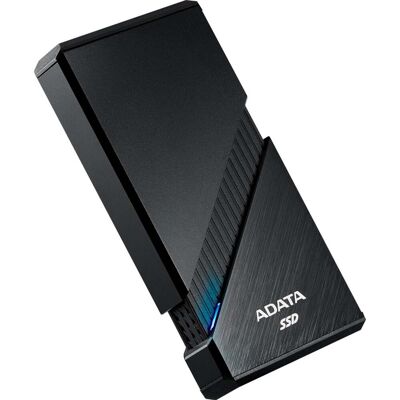 ADATA SE920 Thunderbolt-teknologi 1 TB USB Type-C 3.2 Gen 2 (3.1 Gen 2) Sort, Solid state-drev ADATA SE920 Thunderbolt-teknologi 1 TB USB Type-C 3.2 Gen 2 (3.1 Gen 2) Sort, Solid state-drev