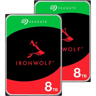 Seagate IronWolf NAS 2 x 8 TB Bundle, Harddisk Seagate IronWolf NAS 2 x 8 TB Bundle, Harddisk