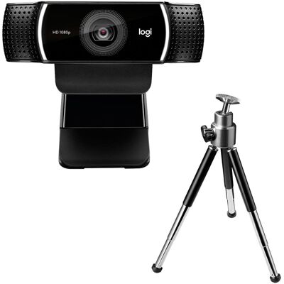 Logitech C922 Pro Stream webcam 1920 x 1080 pixel USB Sort Logitech C922 Pro Stream webcam 1920 x 1080 pixel USB Sort