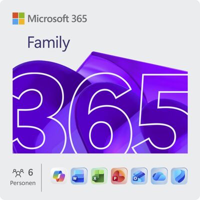 Microsoft Office M365 Familie 6 brugere, Software Microsoft Office M365 Familie 6 brugere, Software