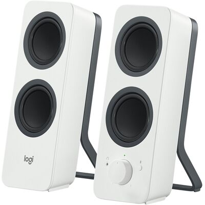 Logitech Z207 Hvid Kabel & trådløs 5 W, PC-højttaler Logitech Z207 Hvid Kabel & trådløs 5 W, PC-højttaler