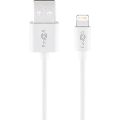 Goobay 54600 Lightning kabel 1 m Hvid Goobay 54600 Lightning kabel 1 m Hvid