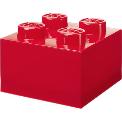 Lego Rød Opbevaringsboks med Låg - Legetøjsopbevaringskasse Lego Rød Opbevaringsboks med Låg - Legetøjsopbevaringskasse