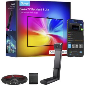 Govee H6097 TV Baggrundsbelysning - RGBICW, Wi-Fi+Bluetooth, 40-50 Tommer Govee H6097 TV Baggrundsbelysning - RGBICW, Wi-Fi+Bluetooth, 40-50 Tommer