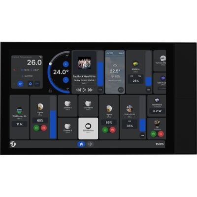 Shelly Wall Display XL, Kontrolpanel Shelly Wall Display XL, Kontrolpanel