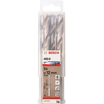 Bosch PRO Metal HSS-G spiralbor, Ø 12mm, Boremaskine Bosch PRO Metal HSS-G spiralbor, Ø 12mm, Boremaskine