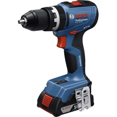 Bosch Batteri slagboremaskine GSB 18V-65 Professional solo, 18Volt, Bore-/ skruemaskine Bosch Batteri slagboremaskine GSB 18V-65 Professional solo, 18Volt, Bore-/ skruemaskine